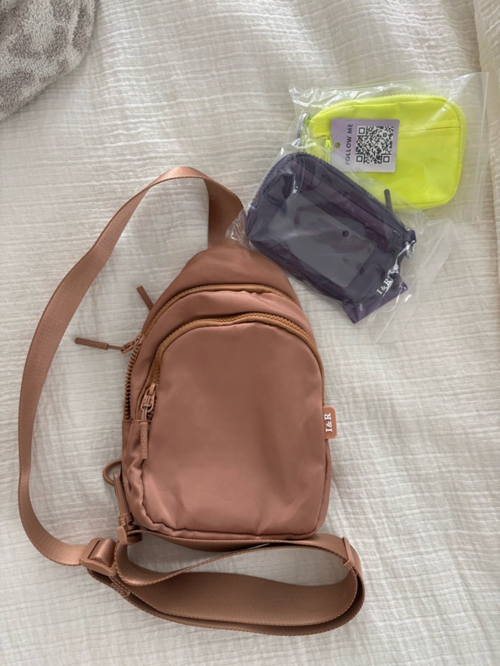 Iris & Rainbow Sling Bag & Two Wallets